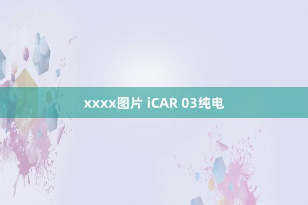 xxxx图片 iCAR 03纯电